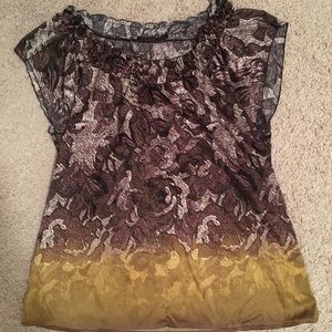 Cap-sleeve blouse from the Limited